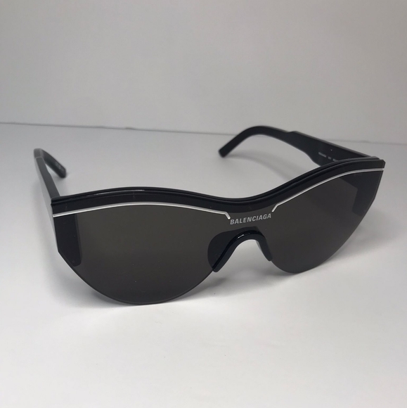 New  - 💯 Original  BALENCIAGA61MM Shield Sunglasses - Picture 3 of 11